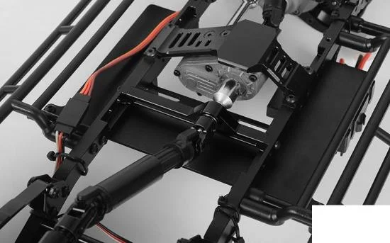 Bearing Carrier for Low Profile Delrin Transfer Case Mount for TF2 (LWB) RC4WD &mdash; image 4 of 5