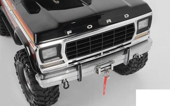 RC4WD Tough Armor Metal Stock Front Bumper for TRX4 Bronco RC4WD — image 3 of 7