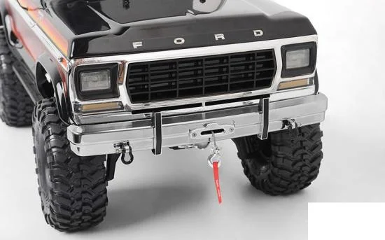 RC4WD Tough Armor Metal Stock Front Bumper for TRX4 Bronco RC4WD — image 5 of 7
