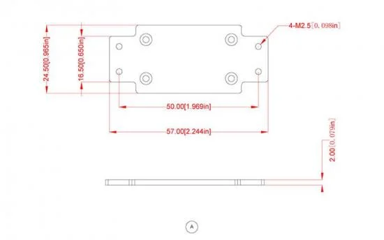 RC4WD 1:10 Warn 9.5cti Winch CNC Mounting Plates RC4WD — image 5 of 6