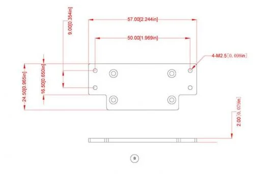 RC4WD 1:10 Warn 9.5cti Winch CNC Mounting Plates RC4WD — image 6 of 6