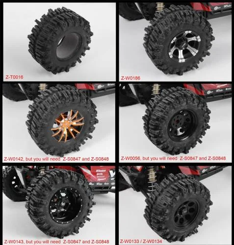 RC4WD Mud Slingers Monster Size 40 Series 3.8 Tires &mdash; image 3 of 7