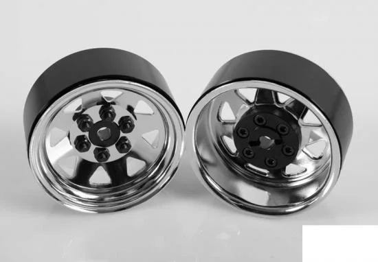 RC4WD 6 Lug Wagon 1.9 Steel Stamped Beadlock Wheels (Chrome) — image 2 of 7