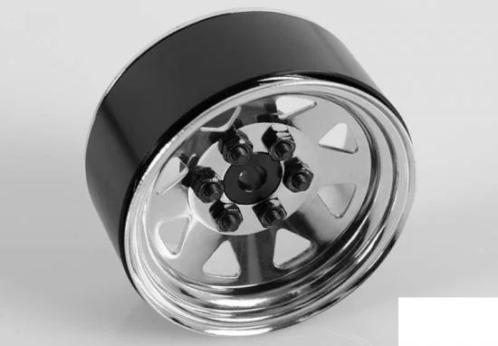 RC4WD 6 Lug Wagon 1.9 Steel Stamped Beadlock Wheels (Chrome) — image 3 of 7