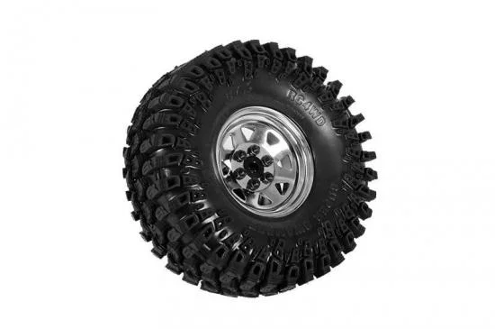 RC4WD 6 Lug Wagon 1.9 Steel Stamped Beadlock Wheels (Chrome) — image 5 of 7