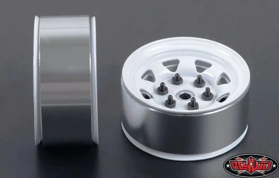 RC4WD Stamped Steel 1.55 Stock White Beadlock Wheel — image 5 of 7