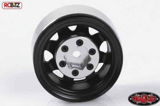 RC4WD Stamped Steel 1.55 Stock Black Beadlock Wheel — image 3 of 7