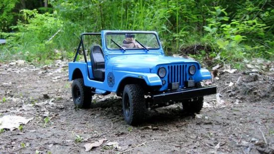 RC4WD Stamped Steel 1.55 Stock Black Beadlock Wheel — image 6 of 7