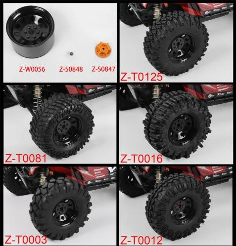 RC4WD Pro10 40 Series 3.8 Steel Stamped Beadlock Wheel (Black) — image 2 of 7