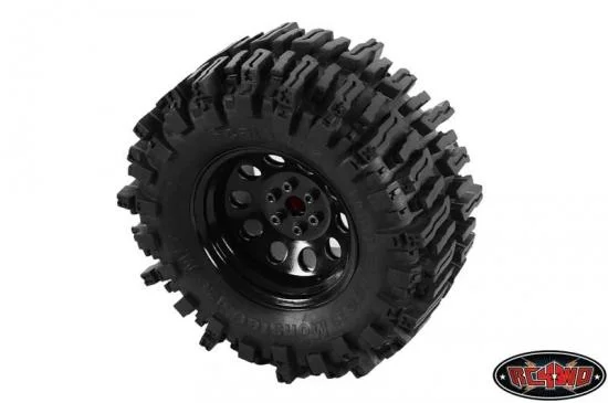 RC4WD Pro10 40 Series 3.8 Steel Stamped Beadlock Wheel (Black) — image 4 of 7
