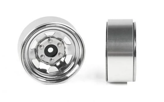 RC4WD Stamped Steel 1.7 Beadlock SR5 Wheels (Chrome) RC4WD &mdash; image 2 of 7