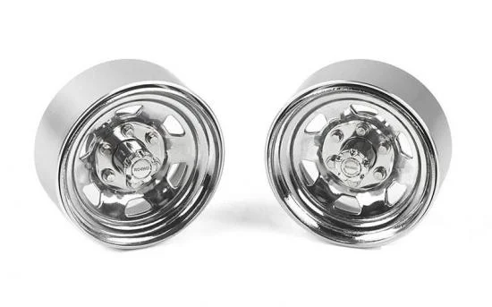 RC4WD Stamped Steel 1.7 Beadlock SR5 Wheels (Chrome) RC4WD &mdash; image 3 of 7