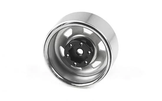 RC4WD Stamped Steel 1.7 Beadlock SR5 Wheels (Chrome) RC4WD &mdash; image 5 of 7