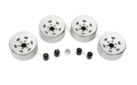 RC4WD Stamped Steel 1.7 Beadlock SR5 Wheels (White/Black) RC4WD — image 4 of 6