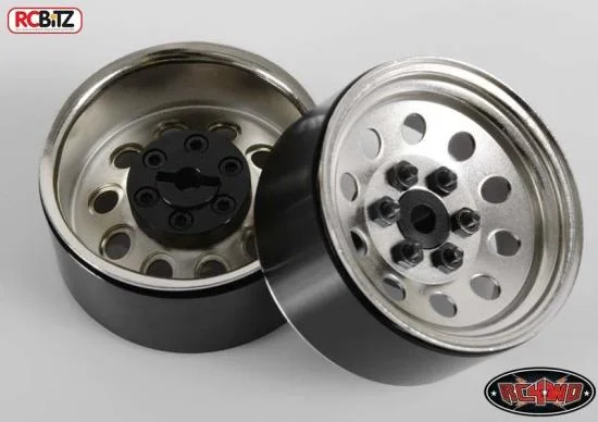 RC4WD Pro10 1.9 Steel Stamped Beadlock Wheel (Silver) &mdash; image 2 of 7