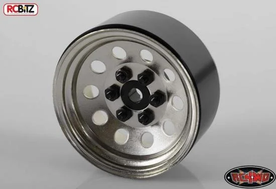 RC4WD Pro10 1.9 Steel Stamped Beadlock Wheel (Silver) &mdash; image 4 of 7