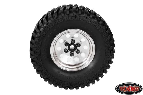 RC4WD Pro10 1.9 Steel Stamped Beadlock Wheel (Silver) &mdash; image 6 of 7