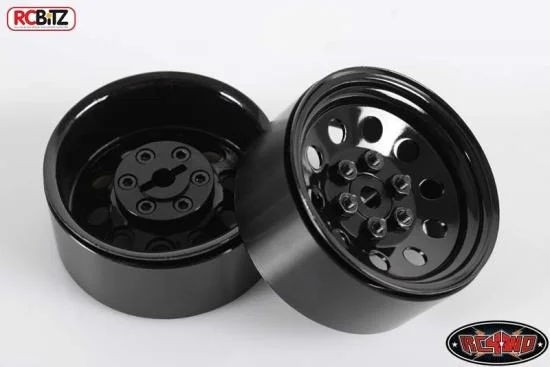 RC4WD Pro10 1.9 Steel Stamped Beadlock Wheel (Black) &mdash; image 4 of 7