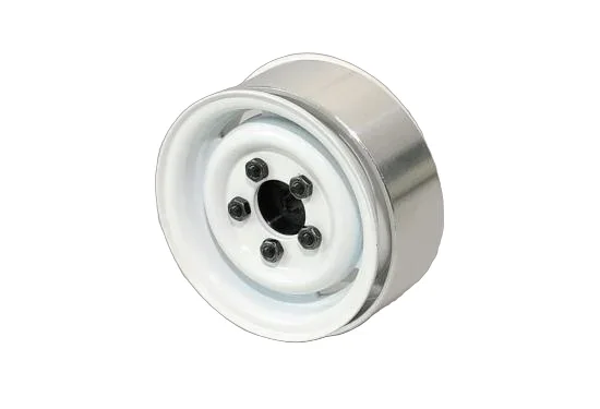 RC4WD 1.55 Landies Vintage Stamped Steel Beadlock Wheels (White) — image 1 of 6