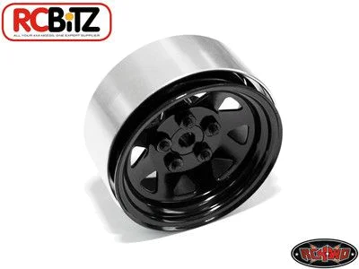 RC4WD 5 Lug Wagon 1.9 Single Steel Stamped Beadlock Wheel (Black) — image 1 of 6