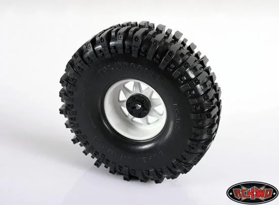 RC4WD 6 Lug Wagon 2.2 Steel Stamped Beadlock Wheels (White) — image 2 of 7