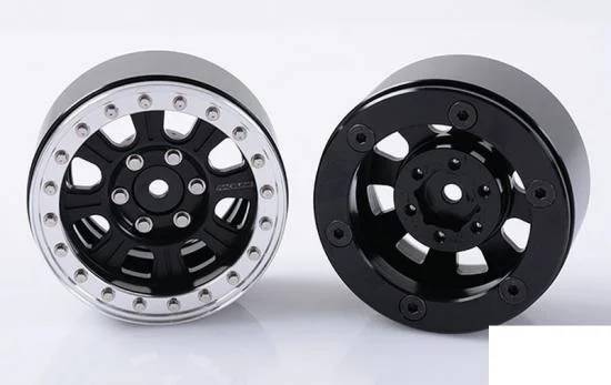 RC4WD Raceline Monster 1.9 Beadlock Wheels (Black/Silver) — image 1 of 7