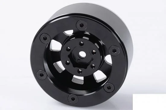 RC4WD Raceline Monster 1.9 Beadlock Wheels (Black/Silver) — image 3 of 7