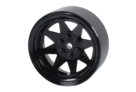RC4WD 6 Lug Wagon 2.2 Steel Stamped Beadlock Wheels (Black) — image 1 of 7
