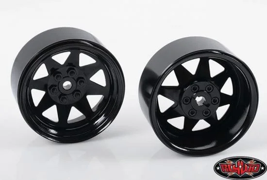 RC4WD 6 Lug Wagon 2.2 Steel Stamped Beadlock Wheels (Black) — image 5 of 6