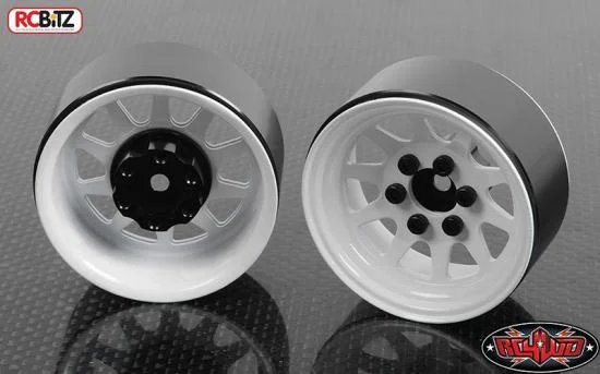RC4WD OEM Stamped Steel 1.9 Beadlock Wheels (White) &mdash; image 5 of 7