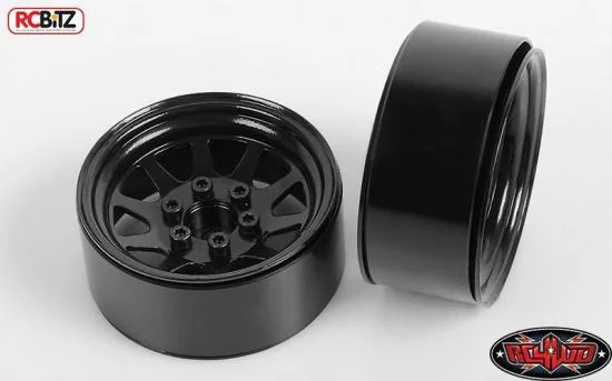 RC4WD OEM Stamped Steel 1.9 Beadlock Wheels (Black) — image 3 of 7