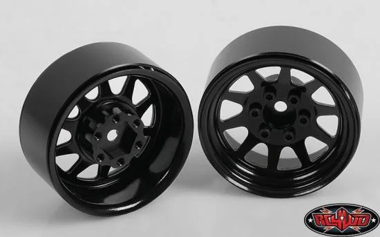 RC4WD OEM Stamped Steel 1.9 Beadlock Wheels (Black) — image 4 of 7