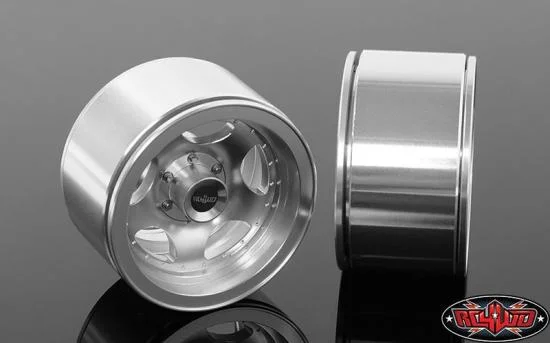 RC4WD Breaker 1.9 Beadlock Wheels 12 mm Hex mount SILVER Alli RC4WD Z-W0288 Blazer — image 4 of 7