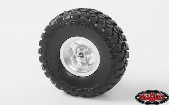 RC4WD Breaker 1.9 Beadlock Wheels 12 mm Hex mount SILVER Alli RC4WD Z-W0288 Blazer — image 5 of 7