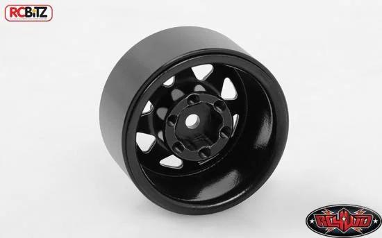 RC4WD Stamped Steel 1.0 Stock Beadlock Wheels (Black) (4) — image 2 of 7