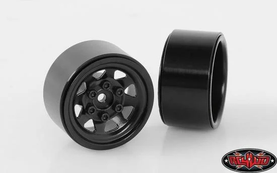 RC4WD Stamped Steel 1.0 Stock Beadlock Wheels (Black) (4) — image 4 of 7