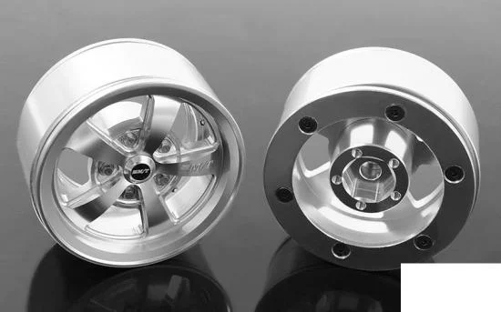 RC4WD Mickey Thompson Street Comp SC-5 1.9 Beadlock Wheels (Hyper Silver) — image 1 of 7