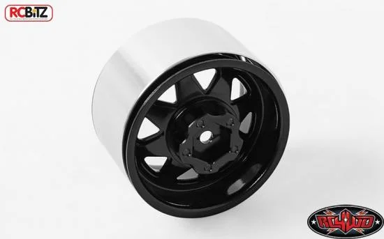 RC4WD 5 Lug Deep Dish Wagon 1.9 Steel Stamped Beadlock Wheels (Black) (4) &mdash; image 2 of 7