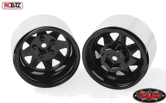 RC4WD 5 Lug Deep Dish Wagon 1.9 Steel Stamped Beadlock Wheels (Black) (4) &mdash; image 3 of 7