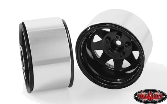 RC4WD 5 Lug Deep Dish Wagon 1.9 Steel Stamped Beadlock Wheels (Black) (4) &mdash; image 4 of 7