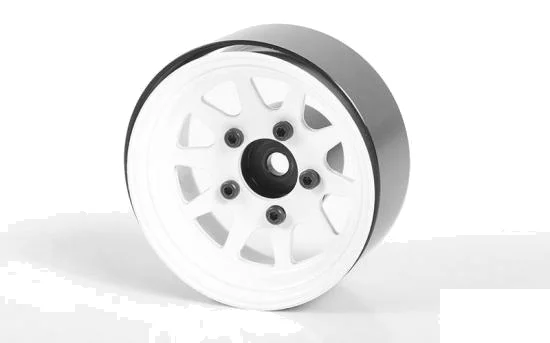 OEM Stamped Steel 1.55 Beadlock Wheels (White) — image 2 of 7