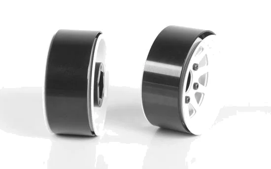 OEM Stamped Steel 1.55 Beadlock Wheels (White) — image 6 of 7