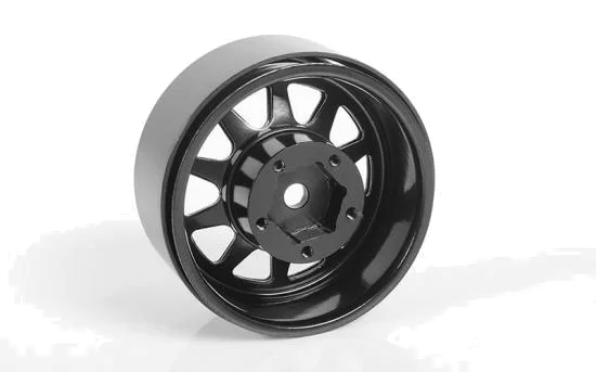 OEM Stamped Steel 1.55 Beadlock Wheels (Black) — image 2 of 7