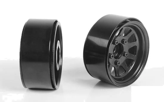 OEM Stamped Steel 1.55 Beadlock Wheels (Black) — image 4 of 7