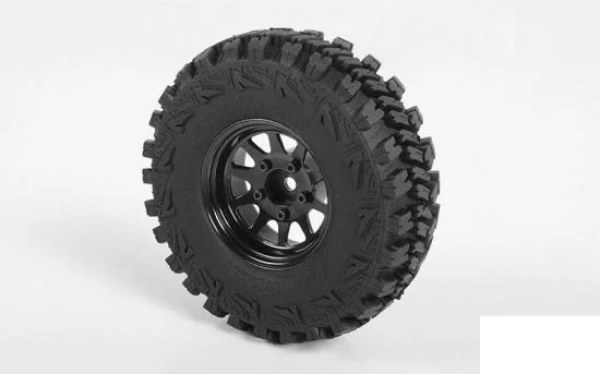 OEM Stamped Steel 1.55 Beadlock Wheels (Black) — image 5 of 7