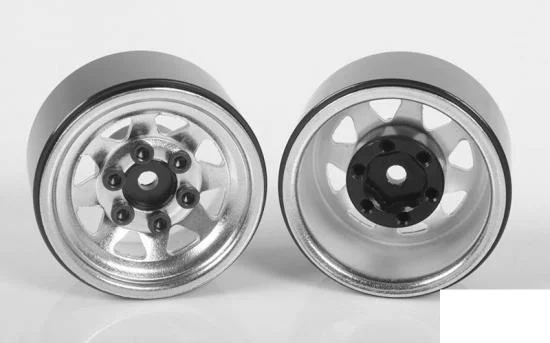 RC4WD Stamped Steel 1.0 Stock Beadlock Wheels (Chrome) (4) — image 1 of 7