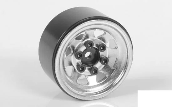 RC4WD Stamped Steel 1.0 Stock Beadlock Wheels (Chrome) (4) — image 6 of 7