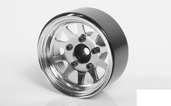 OEM Stamped Steel 1.55 Beadlock Wheels (Chrome) — image 6 of 7