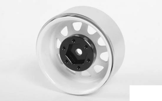 Stamped Steel 1.7 Beadlock Wagon Wheels (White) RC4WD — image 2 of 7