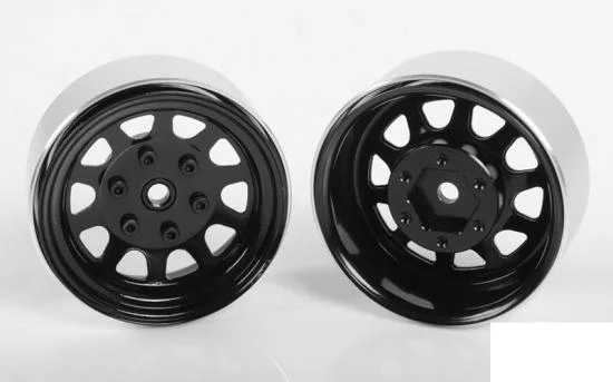 RC4WD Stamped Steel 1.7 Beadlock Wagon Wheels (Black) RC4WD — image 1 of 7